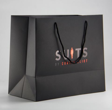  Luxury recycled custom printing logo shopping paper bag